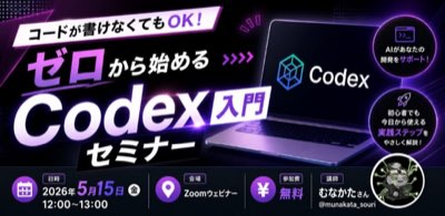 Codex入門の回のサムネイル